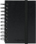 CuppaClip Sketch Book Hardcover Drawing Pad 300GSM Acid-Free Paper Spiral Bound Sketchbook 50 Sheets/100 Pages Art Supplies (Spiral Binding, 4x5.9in)