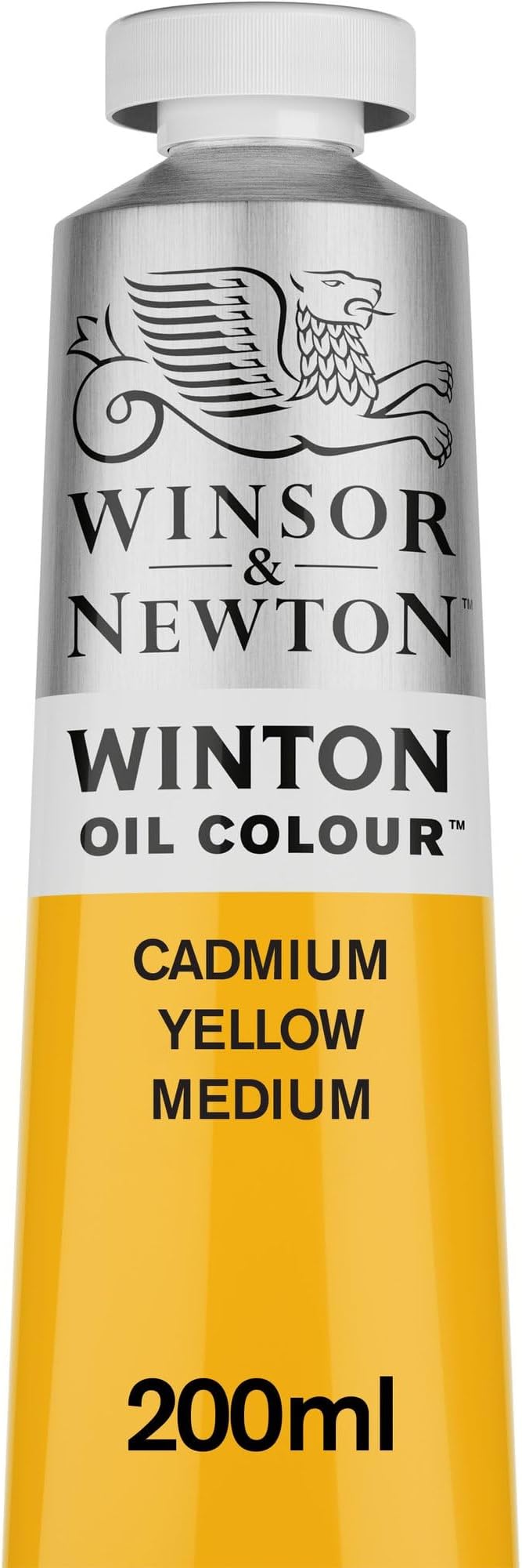 Winsor & Newton Winton Oil Color, 200ml (6.75-oz) Tube, Cadmium Yellow Medium