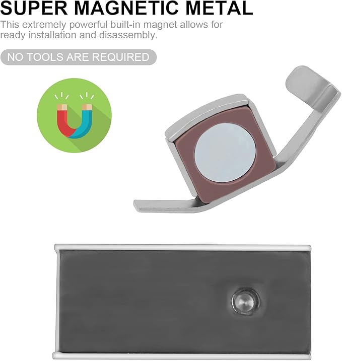Magnetic Seam Guide,Plum Blossom Positioning Gauge for Sewing Machine,4 Pieces Sewing Machine Accessories for Beginners & Professionals