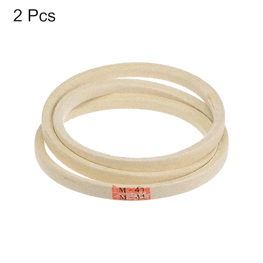 HARFINGTON 2pcs M41 Industrial Sewing Machine Belt 41" Outer Girth Rubber Triangle V-Belt