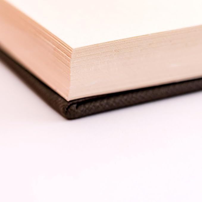 Olympian Ringed Sketchbook, A5 Size 5.5 x 8.25 inches, Gold Metal Ring Binding Lays Flat, 60 Sheets, 150 GSM Fine Art Paper for Artists, Ideal for Pencil, Ink, Watercolor, Leda Art Supply (Pack 2)