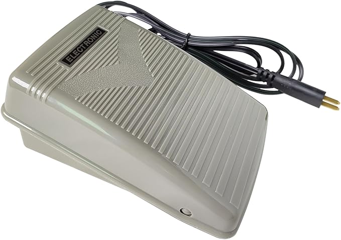 Foot Control Pedal Replacement for Husqvarna Viking White Sewing Machines & Serger #4123141-01