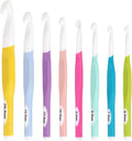 Aeelike Large Crochet Hooks Set, 8 PCS Colorful Crochet Hooks Size 6.0mm 7mm 8mm 9mm 10mm 12mm 15mm 20mm for Thick Bulky Yarn Blankets DIY Crafts, Ideal Gift