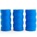 MAXWAVE Blue Painter's Tape, 1 Inch x 55 Yards, 21 Rolls Bulk, Residue-Free Paint Tape, Blue Masking Tape for Walls, Artist Painting Tape