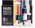 Liquitex BASICS Acrylic Paint Set, 6 x 22ml (0.74-oz) Tube Paint Set, Primary