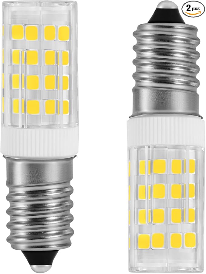 AC110V-130V 4W E-14 LED Bulb European Base for Sewing Machine，Refrigerator, Maxx Grinder, Cooker Hood,Turkish Lamp 400LM Non-dimmable - Part#W10888319,W10914194,WP4173175 (Daylight White)