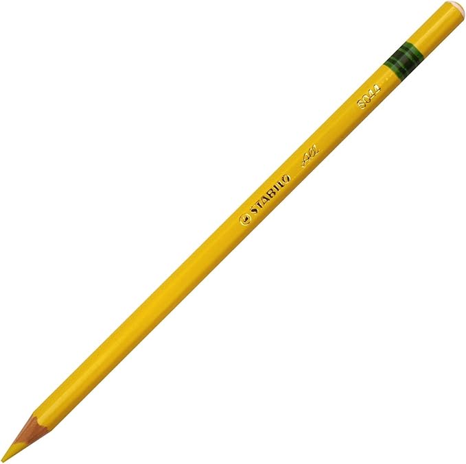 STABILO All-STABILO Colored Pencil for Film & Glass, Yellow