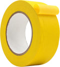 WOD MTC5 Colored Masking Tape, Yellow, 2 inch x 60 yds. Colorful Teacher Painters Tape for Fun DIY Art & Crafts, Lab Labeling, Writable & Classroom Decorations
