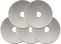 Fiskars Rotary Cutter 45mm Replacement Blades - 5-Pack - 45mm Stainless Steel Rotary Cutter Blade - Craft Supplies