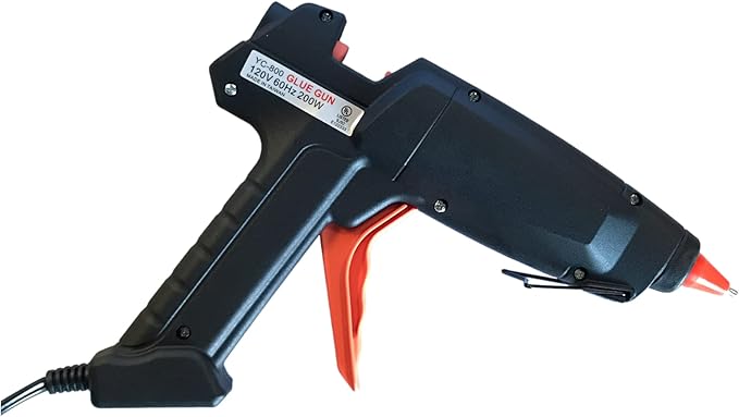 ASA 200 Watt High-Temp, High Output Full Size DIY Hot Melt Glue Gun for 7/16” Glue Sticks – Best for DIY Projects Like Woodworking, Home Repairs, Crafting, and Fabrication