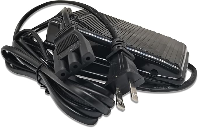 YICBOR Sewing Machine Foot Control Pedal with Cord for Singer 4411 4423 Heavy Duty Quantum Decor 14T968DC + #359102-001