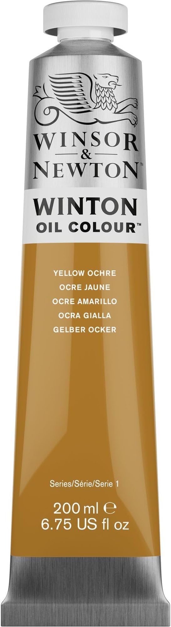 Winsor & Newton Winton Oil Color, 200ml (6.75-oz) Tube, Yellow Ochre