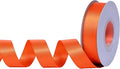 YAMA Orange Double Faced Satin Ribbon 7/8 Inch 25 Yards Orange Fabric Ribbon for Gift Wrapping Crafts Hair Bows Wedding Party Decoration
