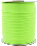 Mandala Crafts 55 Yards 1 Inch Lime Green Double Fold Bias Tape for Sewing - Bias Binding Tape for Quilting Binding, Hemming, Seam, and Fabric Piping