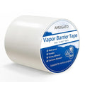 Vapor Barrier Tape - 8 Mil 6" x 180FT x 1 Roll, Heavy Duty Sealing Tape, Super Sticky & Waterproof Seam Tape for Crawl Space, Basement, Floor, Pipe, HVAC & Construction Repairs