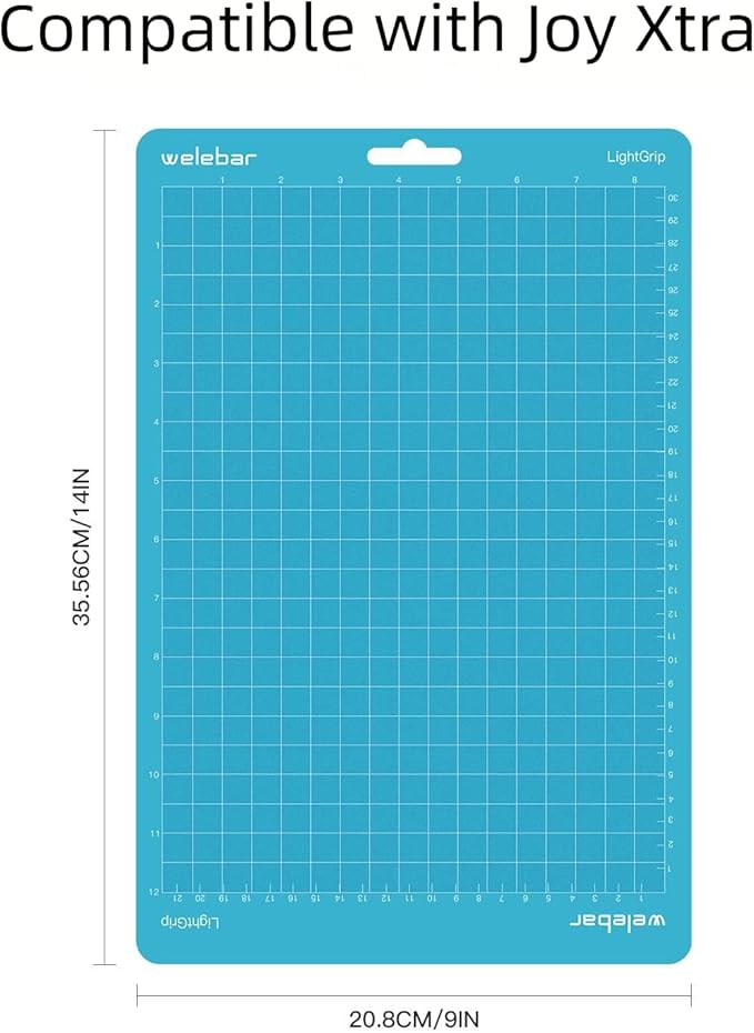8.5"x12" Cutting Mats Compatible with Cricut Joy Xtra, Variety Adhesive(StandardGrip,LightGrip,StrongGrip,3 Mats) Sticky Non-Slip Cut Mat for Sewing Quilting Crafts