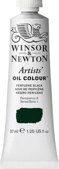 Winsor & Newton Artists' Oil Color, 37ml (1.25 oz) Tube, Perylene Black