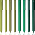 BAYTORY 8Pcs Colored Gel Pens, 0.5mm Fine Point Multicolored Ink Pen, Colorful Pens Smooth Writing for Note Taking and Marking Supplies (Green)