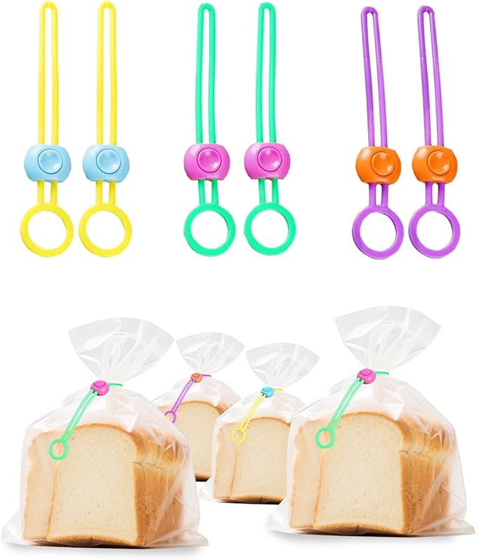 10Pcs Random Color Clay Bag Ties, Ceramic Tool Strap & Pottery Tool Holder Strap – Reusable Bag Closure for Clay and Ceramic Tools Organization