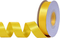 YAMA Yellow Double Faced Satin Ribbon 7/8 Inch 25 Yards Yellow Ribbon for Gift Wrapping Crafts Hair Bows Wedding Party Decoration