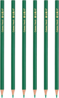 PATIKIL Green Colored Pencils Set,6 Pcs Oil Color Pencils Wooden Coloring Drawing Pencil for Artists Art Painting
