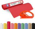 Christmas Red Kraft Paper Roll 18" x 1200" (100 feet) with Cutter - USA-Made Gift Wrapping Paper for Packing, Moving, Shipping & Crafts/Arts - 100% Recyclable Natural Craft Material by IDL Packaging