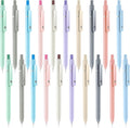 cobee 20 Pcs Aesthetic Gel Ink Pens, 0.5mm Cute Black Ink Rollerball Pen Fine Point Gel Pens Smooth Writing Ballpoint Pen for Journaling School Office Supplies