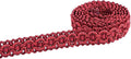 Gimp Braid Trim, 0.7 Inch / 10M(10.9 Yards) Fabric Trim for Curtains, Upholstery, Sewing, Hand DIY Crafts, Costume and Home Decorative（Wine）
