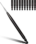 Hssugi Crochet Hooks, 1.25mm Small Crochet Hooks for Arthritic Hands with Wooden Handle, Ergonomic Lace Crochet Needles for Thread Embroidery DIY Lace