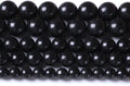 4MM 88PCS Natural Stone Shungite Beads Crystal Loose Beads for Jewelry Making DIY Bracelet