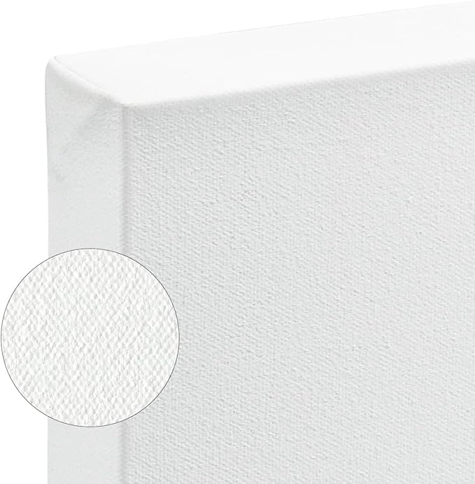 SoHo Urban Artist, 20x40 Heavyweight Stretched Cotton Canvas for Painting - 1.5" Deep- 3 Pack, Triple Primed, 100% Cotton Canvas, Archival, Universal Primed for Oil, Acrylic, Alkyd, Mixed Media
