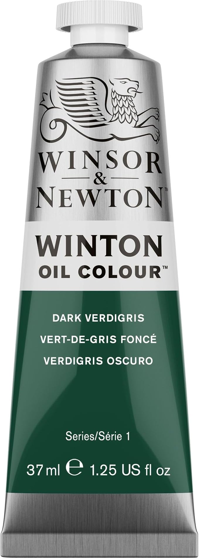 Winsor & Newton Winton Oil Color, 37ml (1.25-oz) Tube, Dark Verdigris
