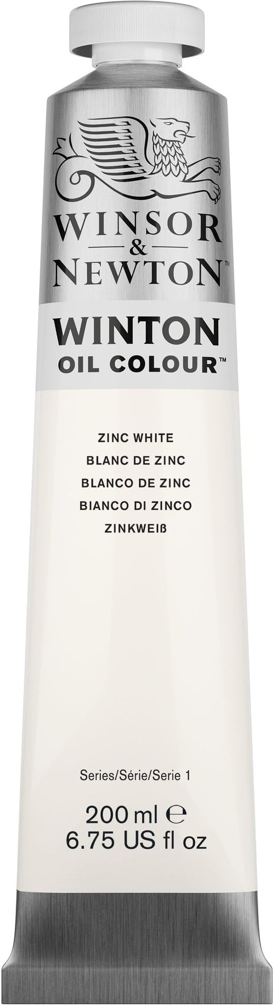 Winsor & Newton Winton Oil Color, 200ml (6.75-oz) Tube, Zinc White