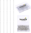 Platinum Plated Flat Head Pins Non Tarnish 20mm 300pcs for Jewelry Making Findings