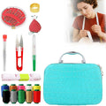 2025 New Big Eye Steel Needles Set, Sewing Kit Storage Box DIY Embroidery Crafting Kit Tool, Upgrade Needle Thread Hand Steel Sewing Needles Kit Fix Anything Anytime Portable (Green)