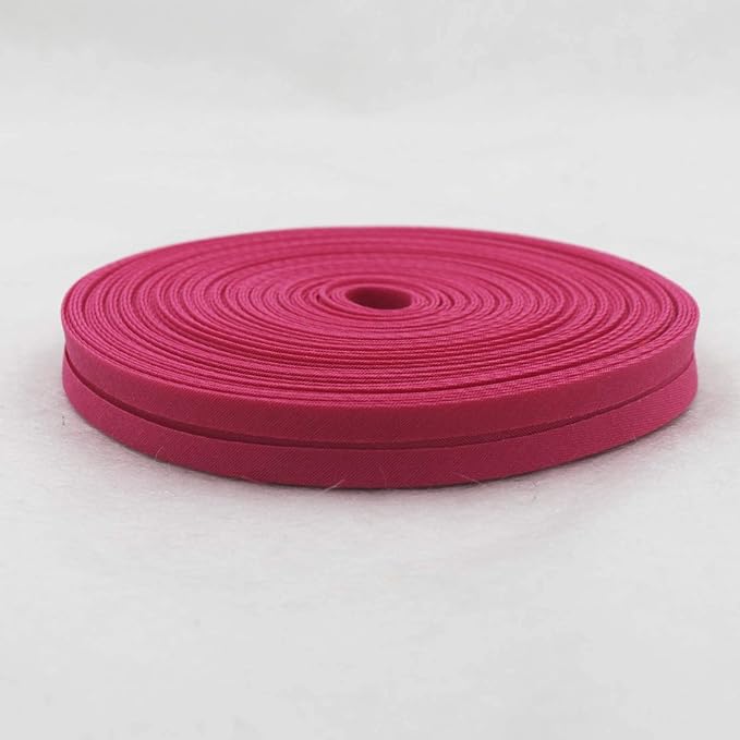 12mm 1/2" Single Fold Bias Tape Bias Binding for Sewing Solid Color 100% Polyester