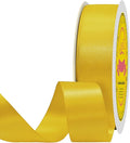 Double Face Maize Yellow Satin Ribbon 7/8 inch X 100 Yards Polyester Yelbow Ribbon for Gift Wrapping Very Suitable for Weddings Party Hair Bow Invitation Decorations and More