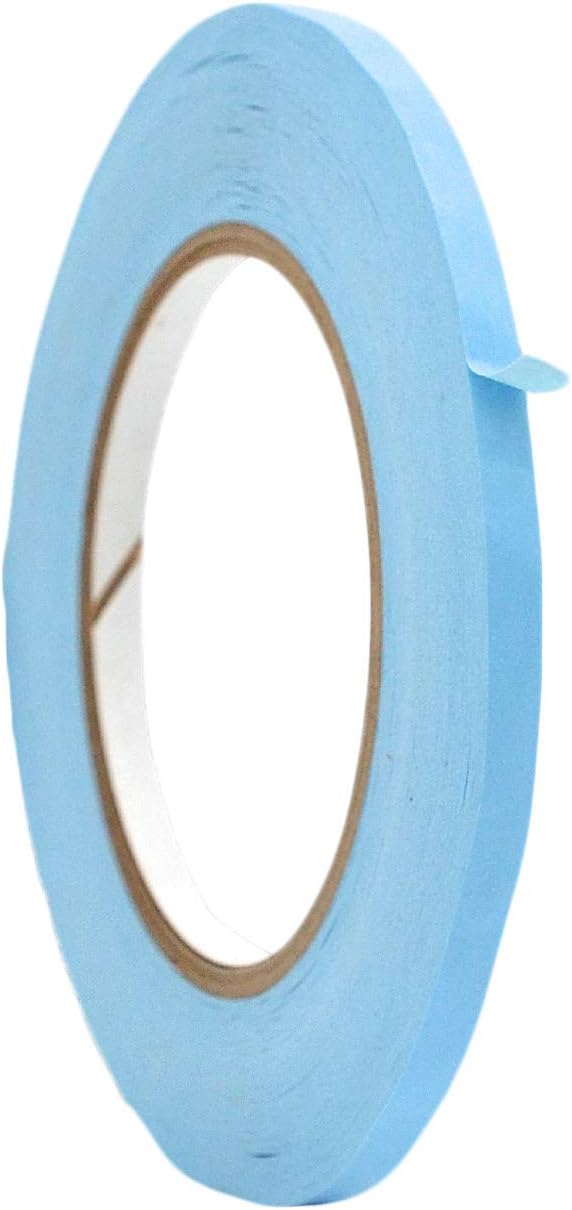 WOD CFTC6 Console Artist Tape Made in USA Light Blue, 1/4 inch x 60 yds. Flatback Paper Marking/Labeling Tape Residue Free, for Watercolor Paper to Prevent Tearing