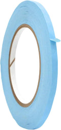 WOD CFTC6 Console Artist Tape Made in USA Light Blue, 1/4 inch x 60 yds. Flatback Paper Marking/Labeling Tape Residue Free, for Watercolor Paper to Prevent Tearing