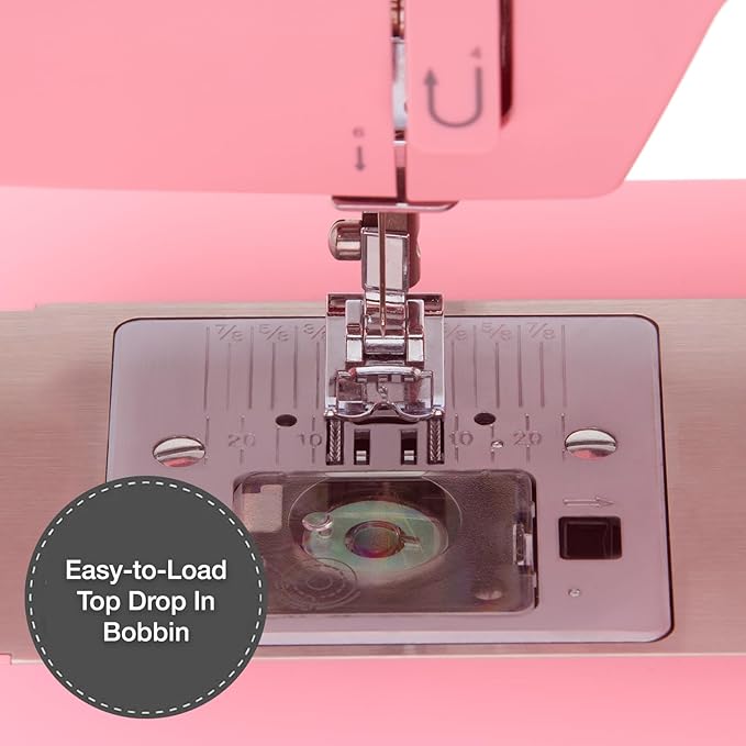 SINGER 4411 Heavy Duty Pink Sewing Machine with Accessories | High Speed, 69 Stitch applications, Strong Motor, Metal Frame, LED Light & 4-Step Buttonhole