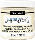 DecoArt Satin Enamels Acrylic Paint, 8 fl. oz. Jar, Beige (Pack of 1)