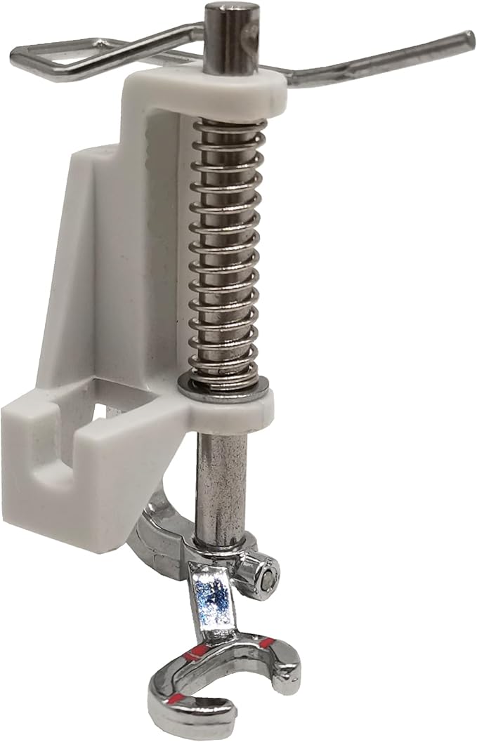 HONEYSEW 413037646 Open Toe Free Motion Quilting Darning Spring Presser Foot for Viking Husqvarna Group 7,6,5,A,B,E,4130376-46
