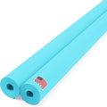 48" x 1200" (100 ft) Light Blue Kraft Paper Roll (Value Pack of 2), 45 lbs Thickness, Made in USA Colored Kraft Paper for School, Bulletin Board - Odorless, Non-Toxic, Safe for Kids
