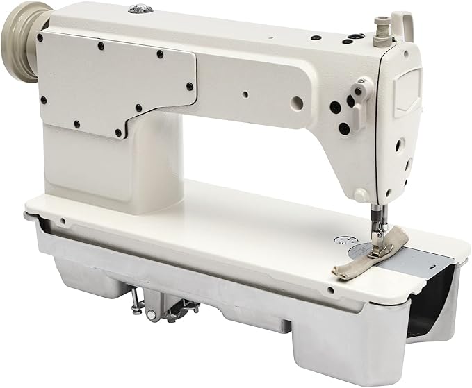 Industrial Straight Stitch Sewing Machine Head 8700, Heavy-Duty & Easy Installation, for Nylon, Polyester, Cotton Thread (US Stock)
