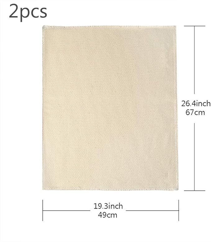 Pllieay 2PCS 26.4 x 19.3 Inch Tufting Cloth Needlework Fabric Punch Needle Cloth Fabric for Punch Needle Embroidery Rug-Punch & Pinch Needle