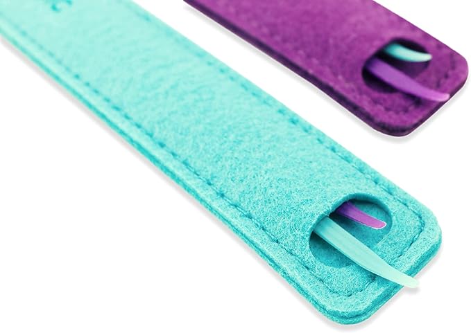 That Purple Thang (4 Pieces- 2xPurple, 2xGreen) Plus 2 Felt Storage Pouches - A Sewers Magic Wand for Sewing