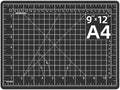 DIYSELF Cutting Mat 9in×12in, Cutting Mats for Crafts, Self Healing Cutting Mats A4, Fabric Cutting Mat Double Side for Sewing, Quilting, Rotating Craft Mat for Desktop