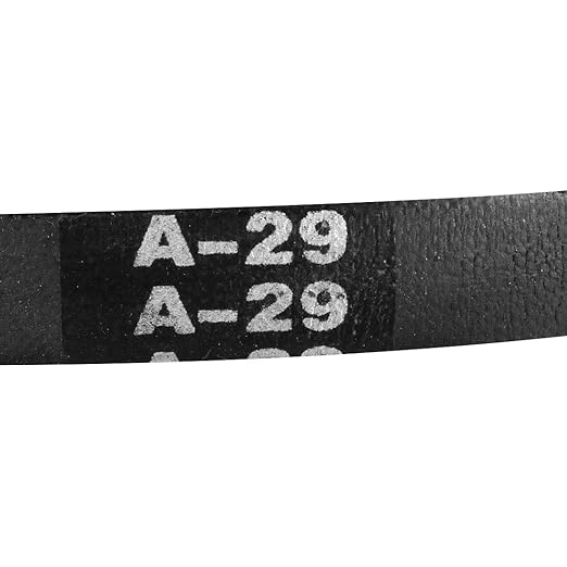 uxcell A-29 Drive V-Belts 29" Inner Length 13mm Width 8mm Thick JIS Standard A-Section Rubber Drive Industrial Transmission Belt