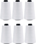 2200 ft Roll Thread Cones for Heavy Duty Bag Sewing Closer - Portable Electric Bag Sewing Machines Compatible High Strength Single-Ply Thread Set - Nylon, Bracelet Making, Burlap, Bag Closing