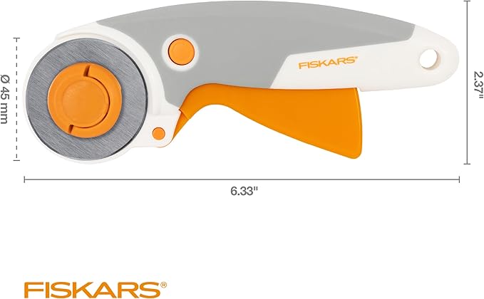 Fiskars® Easy Change Trigger Rotary Cutter (45 mm) White